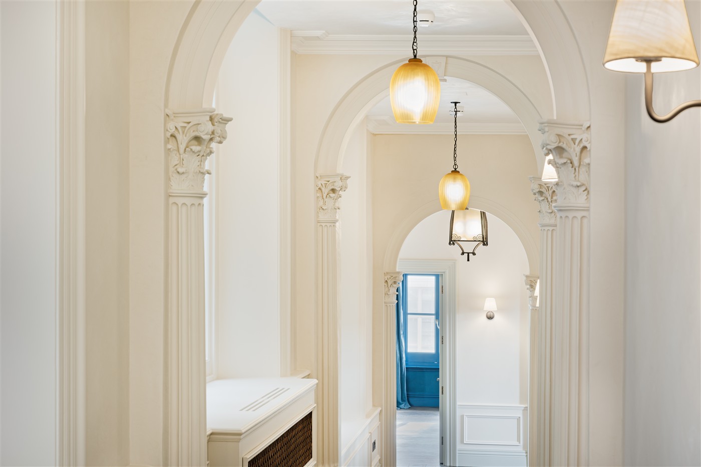 Corridor, along its length