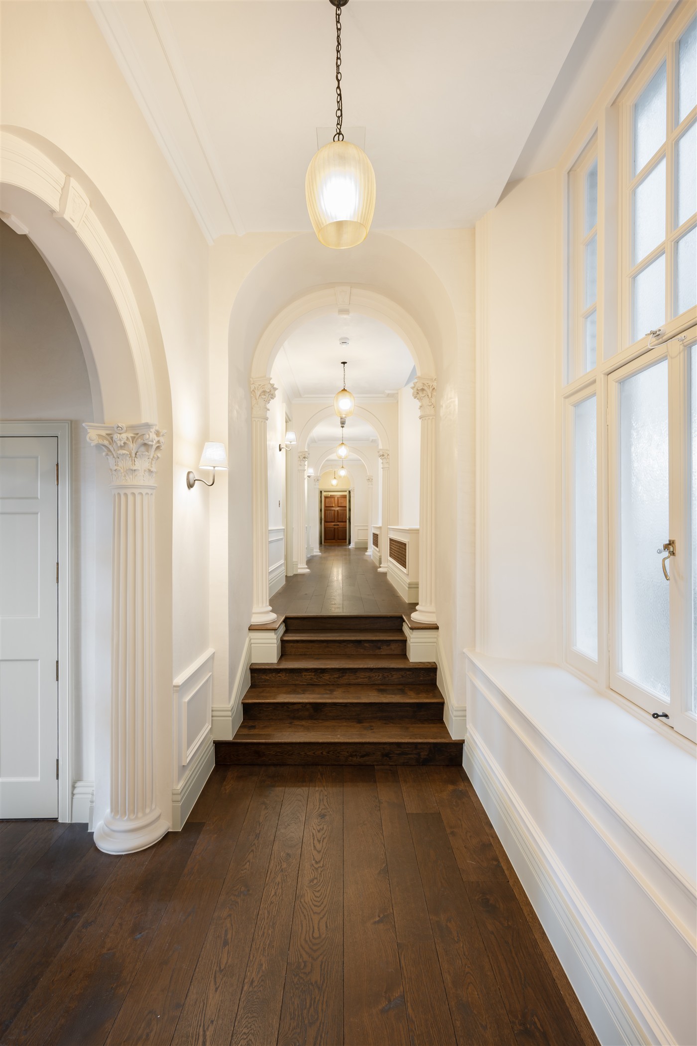 The gallery corridor