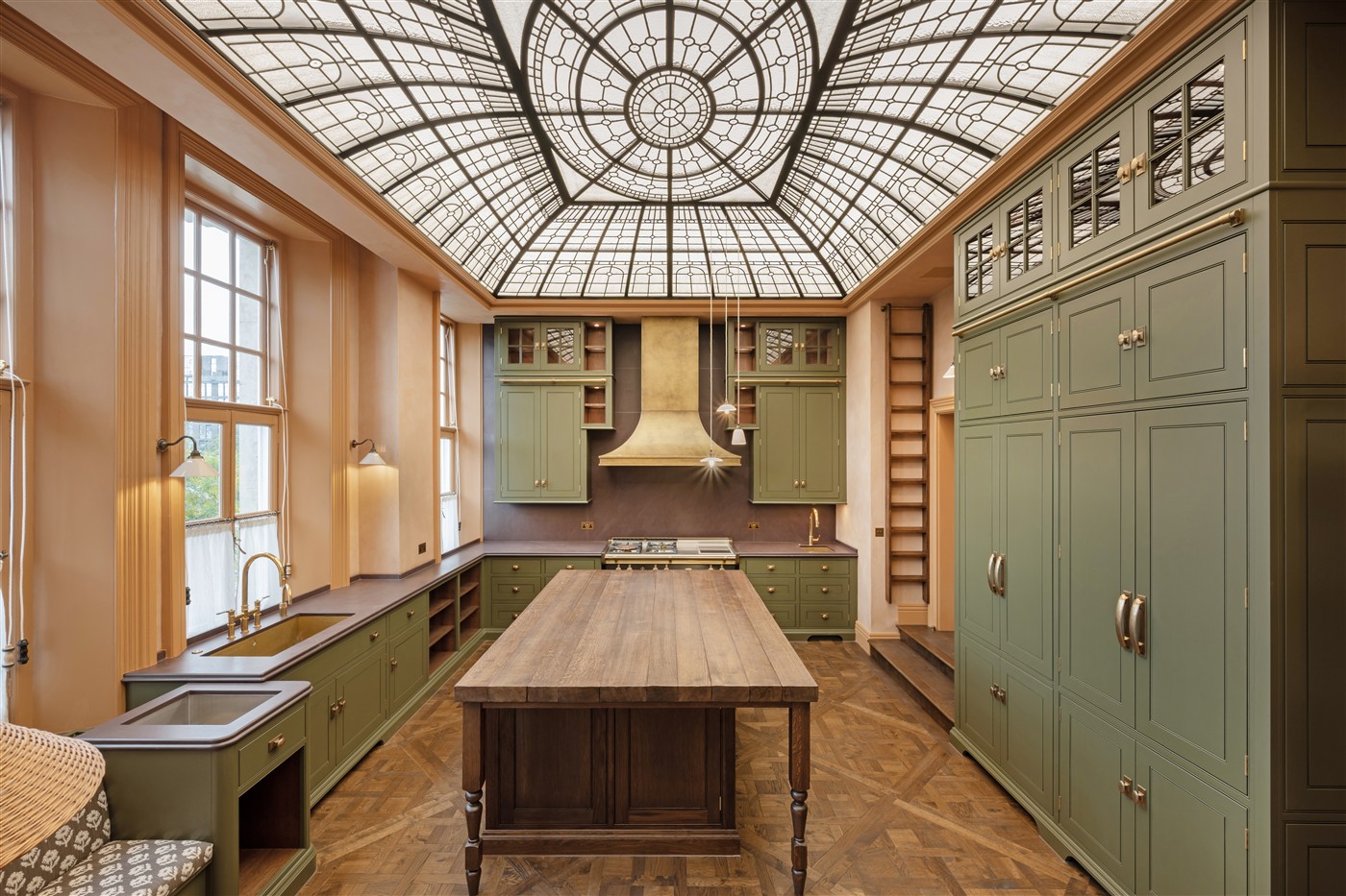 Kitchen, toward the window seat