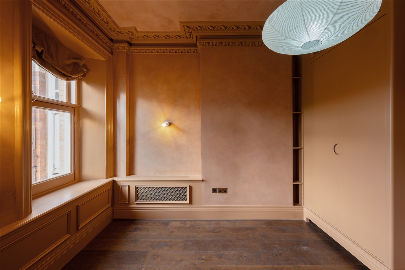 Marmorino, warm room