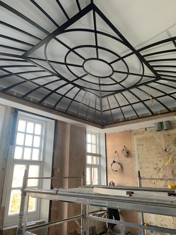 Dome frame test fitted