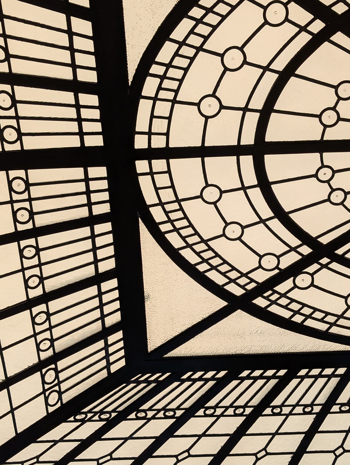 Leaded glass detail