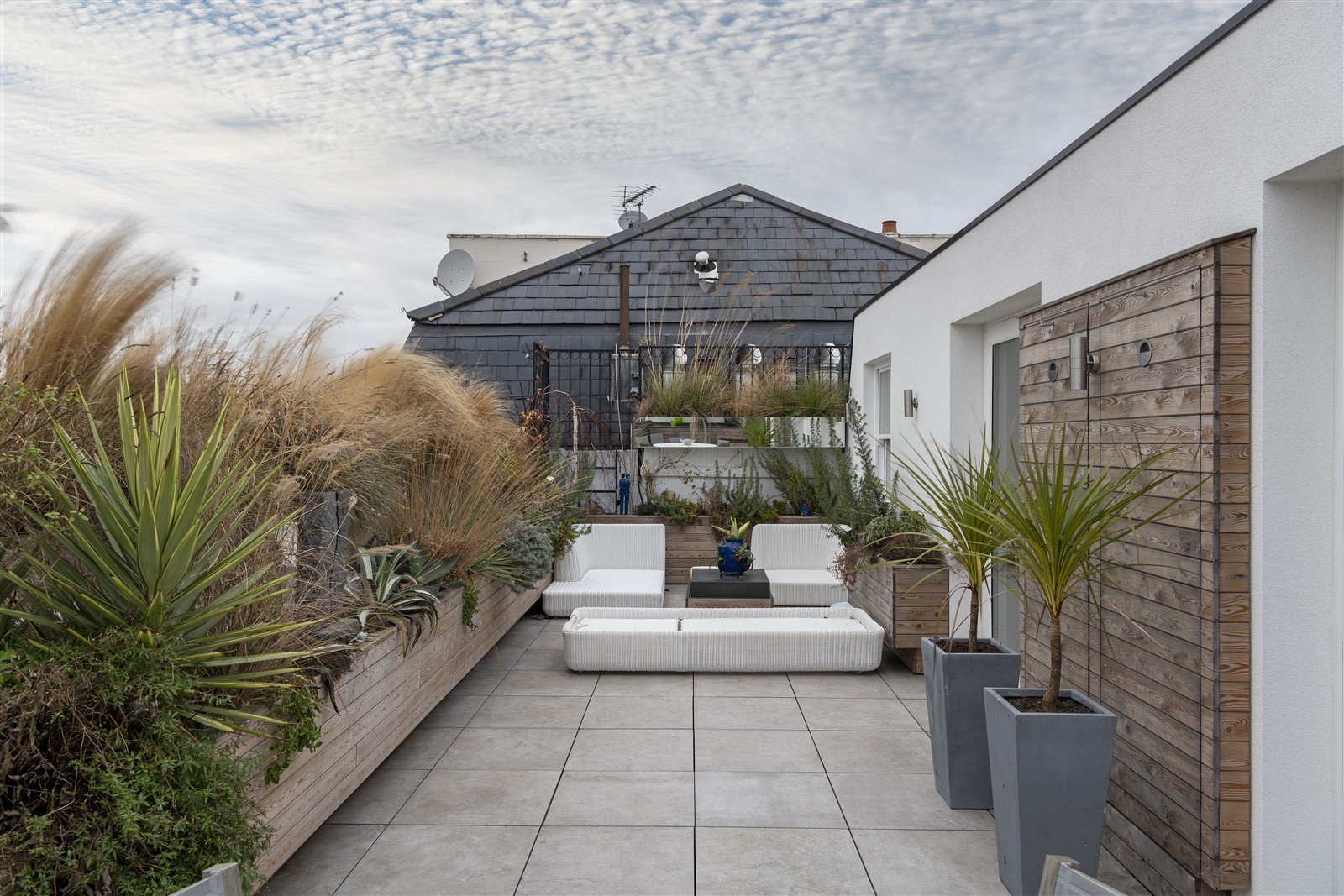 Planted terrace